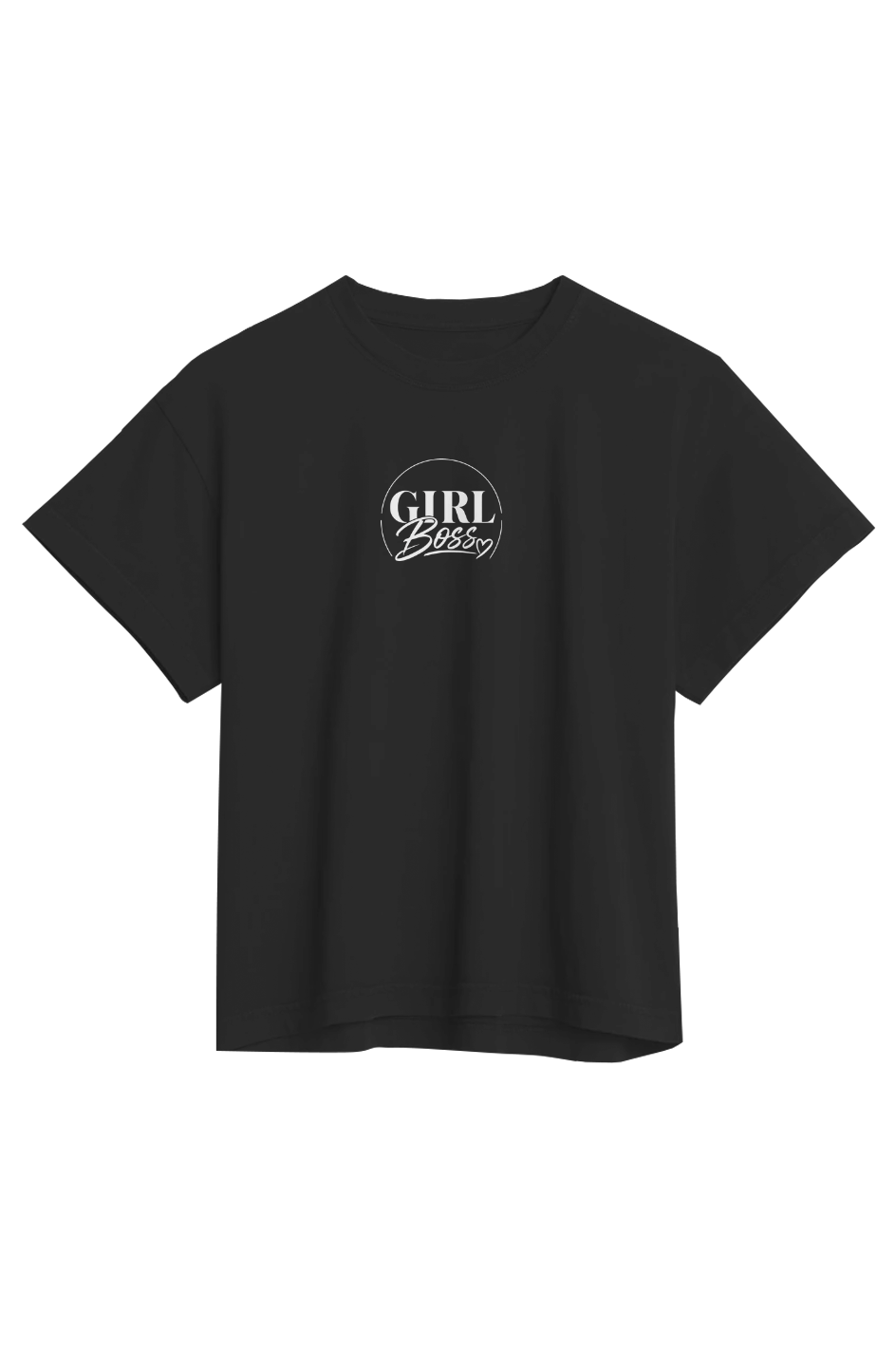 THG GIRL BOSS PREMIUM EMBROIDERED Heavyweight Organic Tee