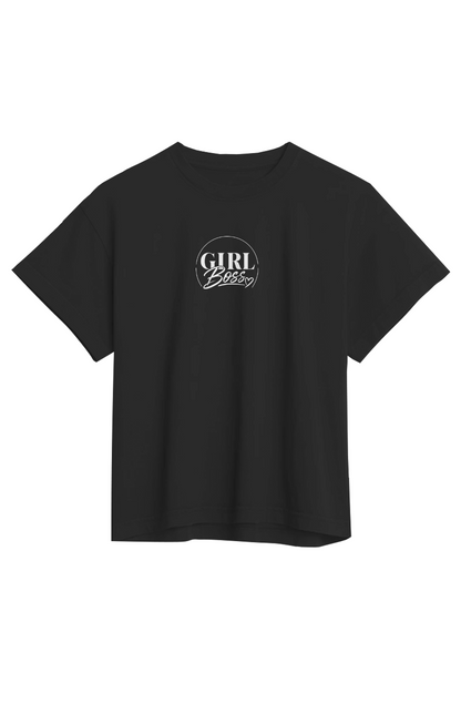 THG GIRL BOSS PREMIUM EMBROIDERED Heavyweight Organic Tee