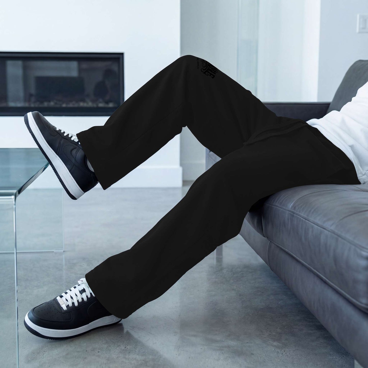 THG PREMIUM EMBROIDERED 500GSM ORGANIC FRENCH TERRY SWEATPANTS