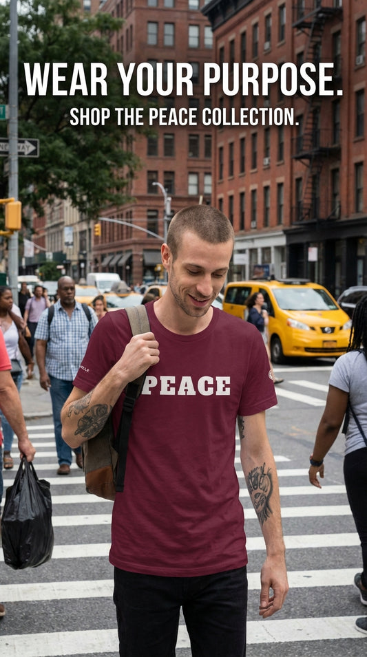 The Humble Guys Unisex "PEACE"  t-shirt