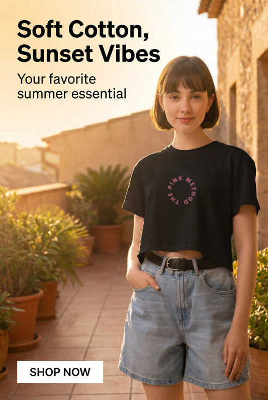 The Pink Method Women’s crop top