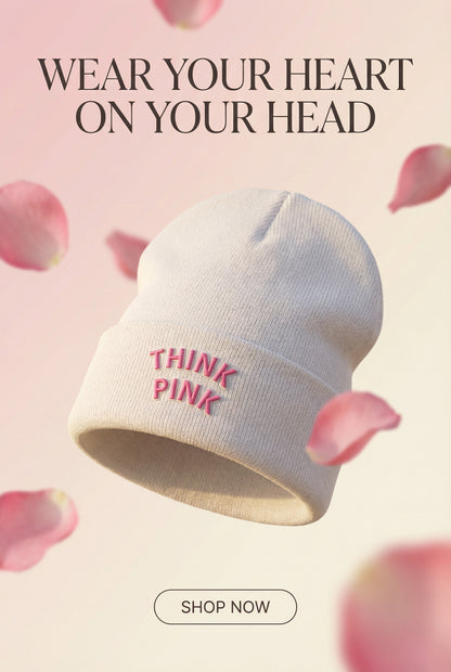 Die Think Pink Bommelmütze