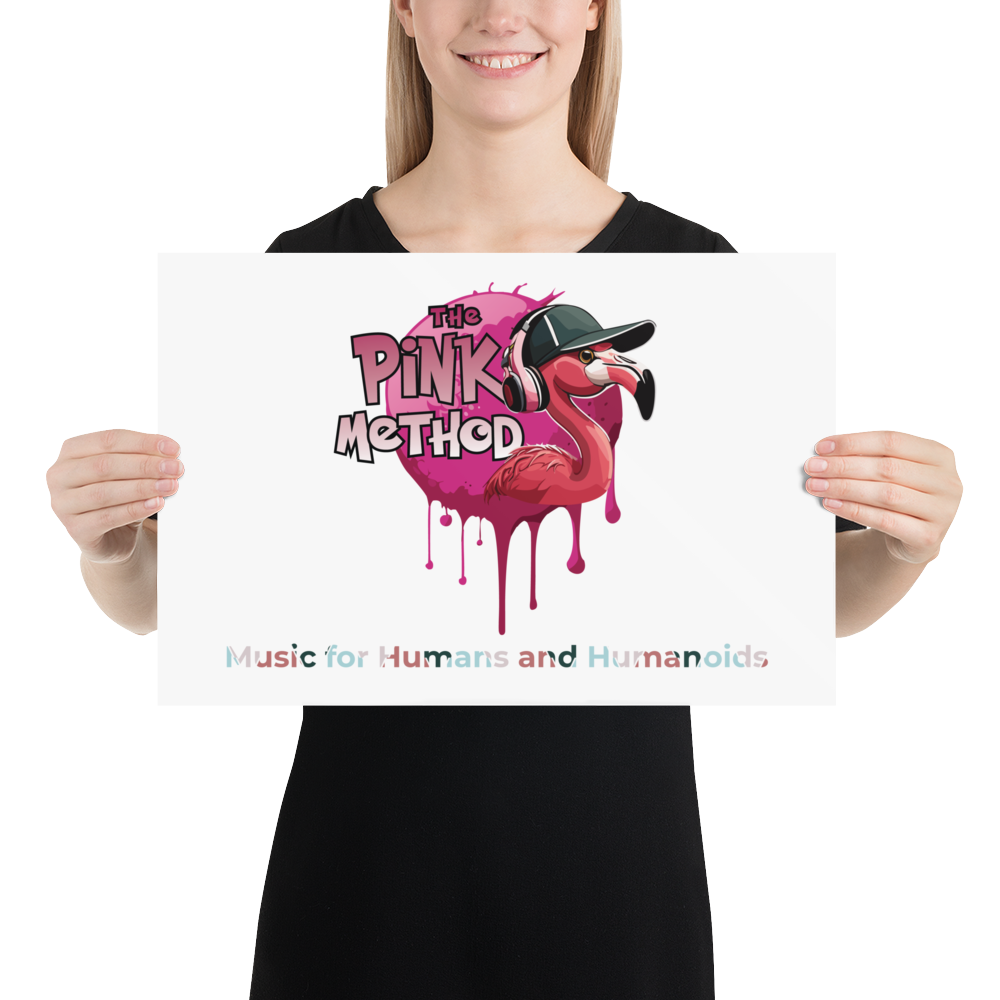 The Pink Method Funky Flamingo Poster