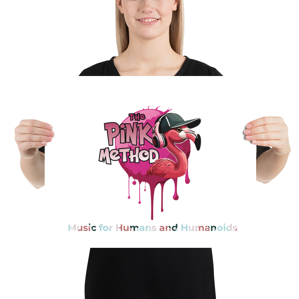 The Pink Method Funky Flamingo Poster