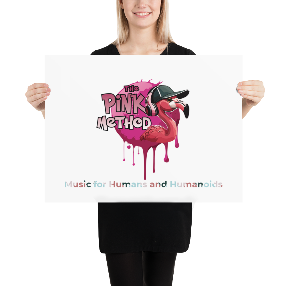 The Pink Method Funky Flamingo Poster