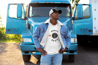 The Humble Guys Peace & Love Unisex staple eco t-shirt