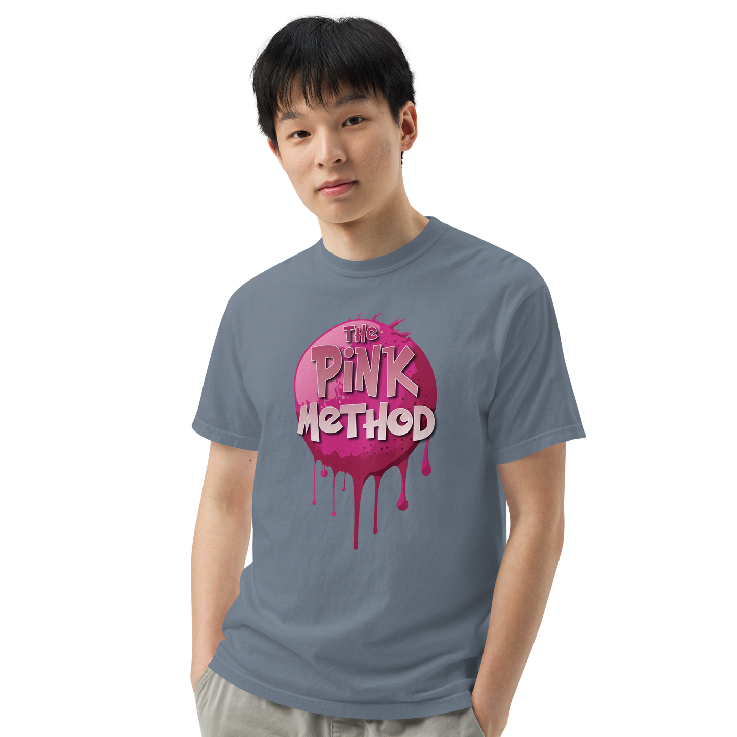 The Pink Method - Unisex garment-dyed heavyweight t-shirt