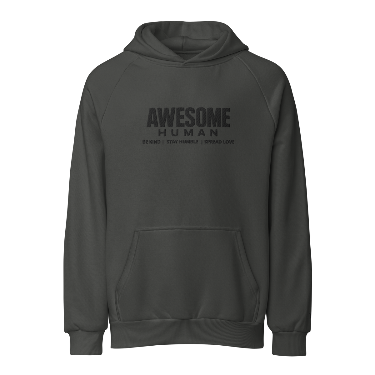 THG Heavyweight Unisex Awesome Human Hoodie