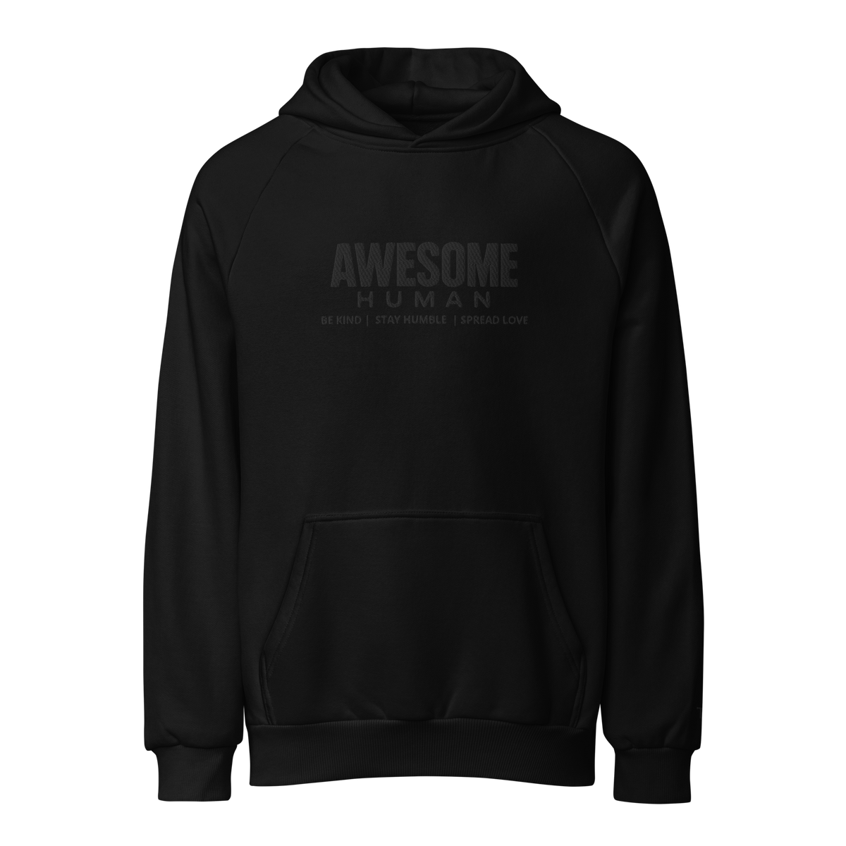 THG Heavyweight Unisex Awesome Human Hoodie