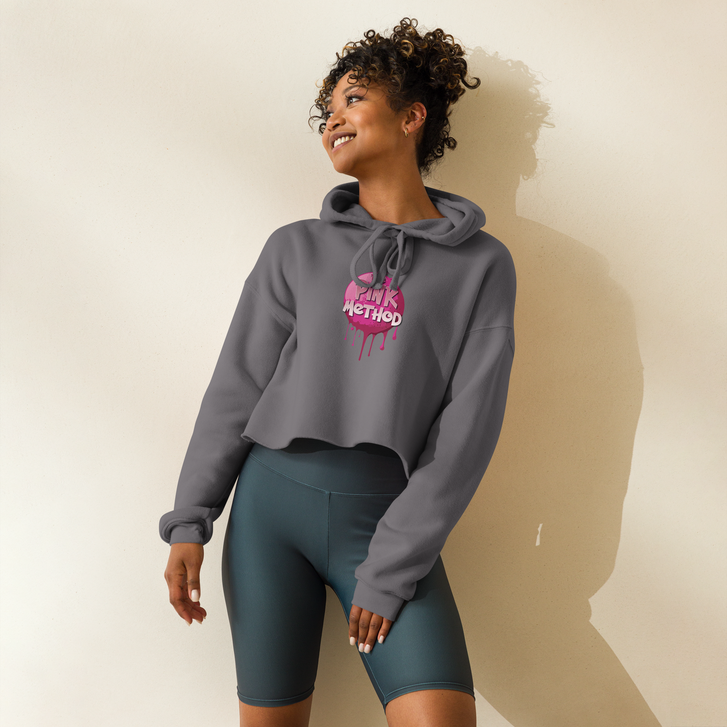 Pink Method - Women's Crop Hoodie